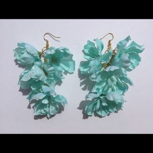 🦋Handmade Silk Flower Earrings 🦋